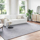 Vidaxl vloerkleden rechthoekig huarte grijs 340 x 240 cm polyester