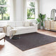 Vidaxl vloerkleden vierkant sirolo antraciet 240 x 240 cm polyester