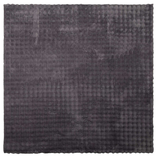 Vidaxl vloerkleden vierkant sirolo antraciet 240 x 240 cm polyester