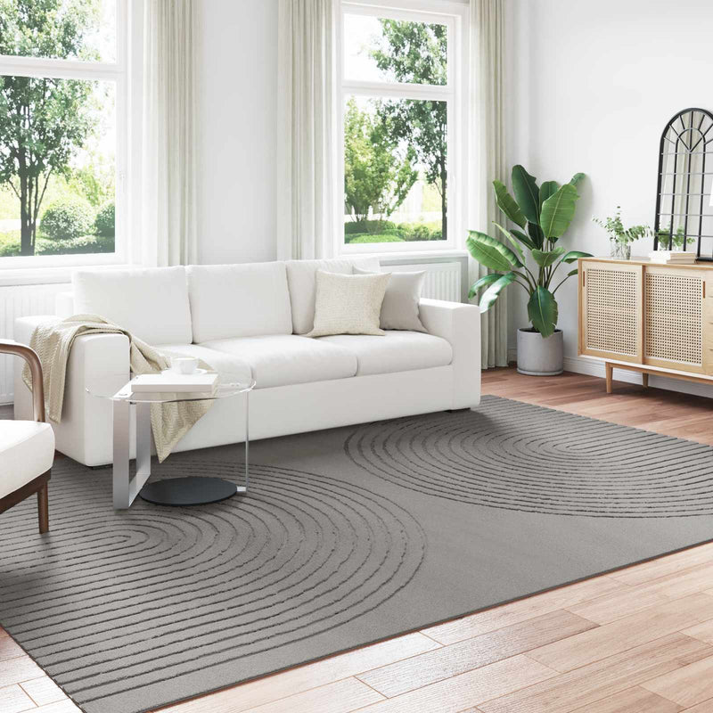Afbeelding laden in galerijviewer, Vidaxl binnen kleed galati grijs 240 x 340 cm polyester medium pile

