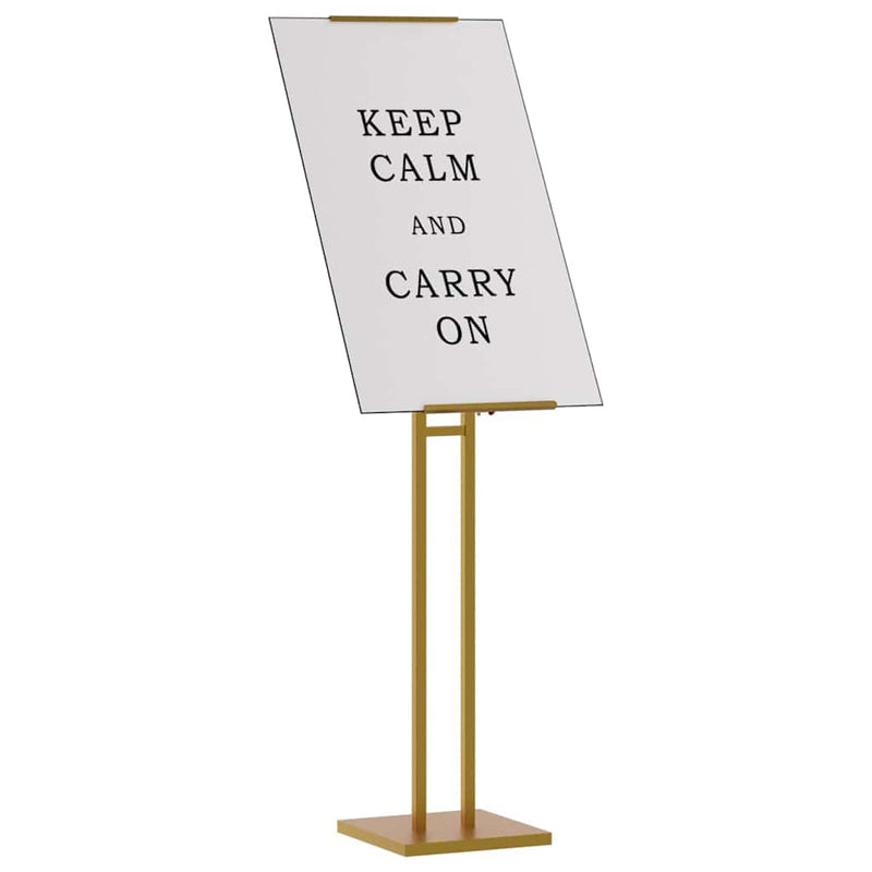Afbeelding laden in galerijviewer, Vidaxl beurs displays 2 st goud 26,5 x 26,5 x 150 cm staal
