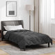 Vidaxl zomer dekbed antraciet 220 x 135 cm microfiber