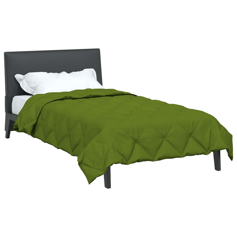 Afbeelding laden in galerijviewer, Vidaxl zomer dekbed groen 200 x 155 cm microfiber
