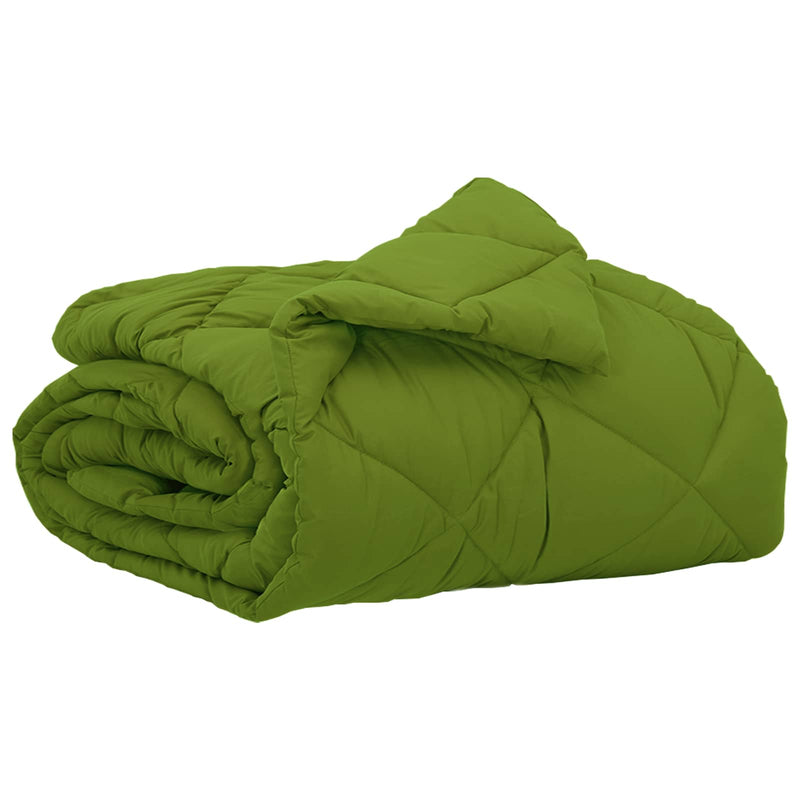Afbeelding laden in galerijviewer, Vidaxl zomer dekbed groen 220 x 140 cm microfiber
