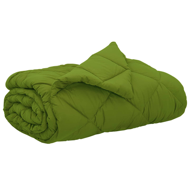 Afbeelding laden in galerijviewer, Vidaxl zomer dekbed groen 220 x 240 cm microfiber
