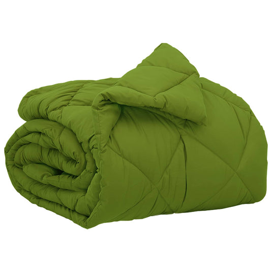 Vidaxl vol jaar dekbed groen 220 x 155 cm microfiber