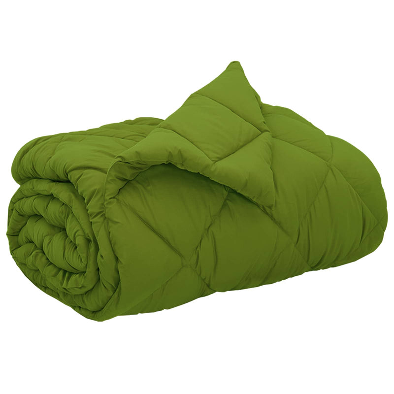 Afbeelding laden in galerijviewer, Vidaxl vol jaar dekbed groen 240 x 260 cm microfiber
