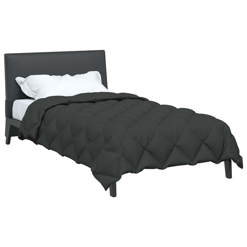 Afbeelding laden in galerijviewer, Vidaxl winter dekbed antraciet 200 x 155 cm microfiber
