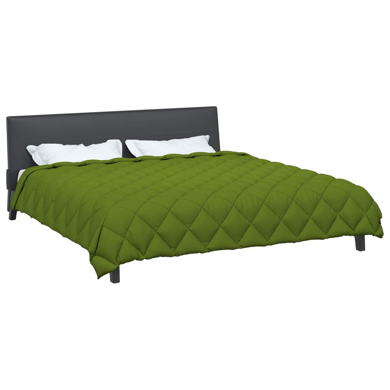 Afbeelding laden in galerijviewer, Vidaxl winter dekbed groen 200 x 200 cm microfiber
