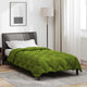 Vidaxl winter dekbed groen 220 x 140 cm microfiber