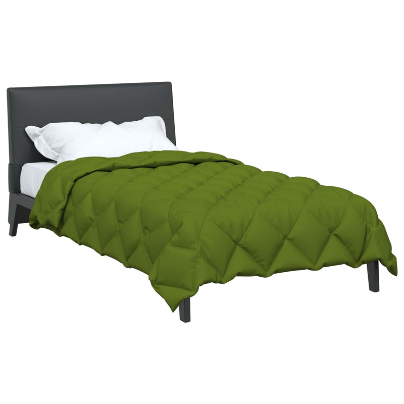 Afbeelding laden in galerijviewer, Vidaxl winter dekbed groen 220 x 155 cm microfiber

