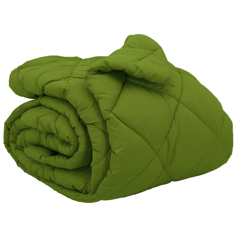 Afbeelding laden in galerijviewer, Vidaxl winter dekbed groen 220 x 240 cm microfiber
