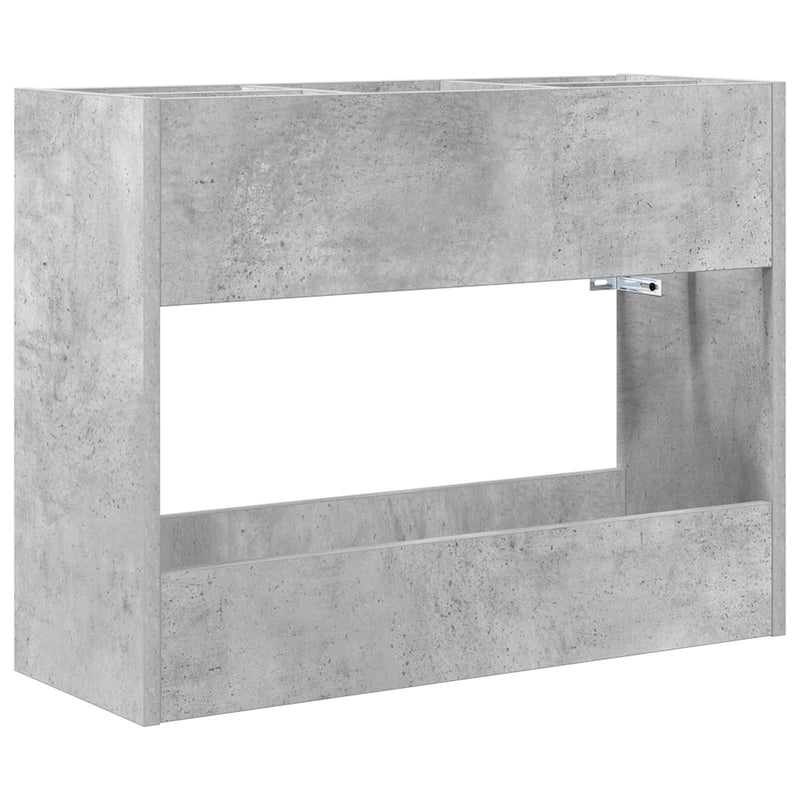 Afbeelding laden in galerijviewer, Vidaxl paraplu standaard beton grijs 65 x 24 x 50 cm bewerkt hout
