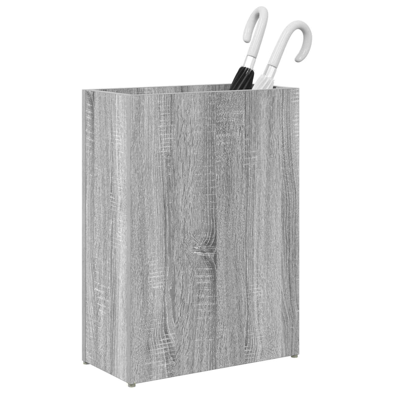 Afbeelding laden in galerijviewer, Vidaxl paraplu standaard grijs sonoma 40 x 20 x 55,5 cm bewerkt hout
