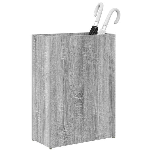 Vidaxl paraplu standaard grijs sonoma 40 x 20 x 55,5 cm bewerkt hout