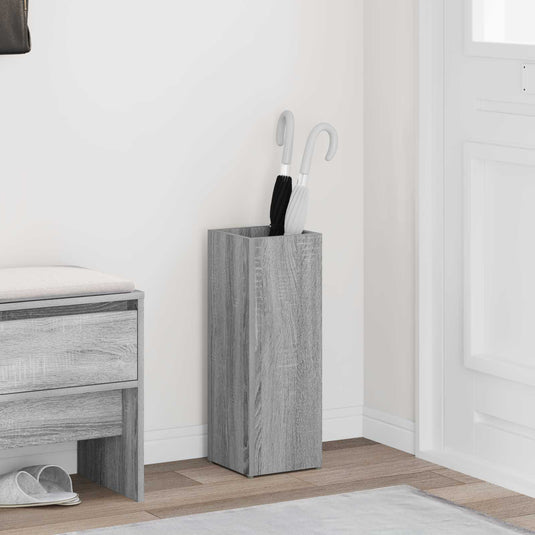 Vidaxl paraplu standaard grijs sonoma 20 x 20 x 55,5 cm bewerkt hout