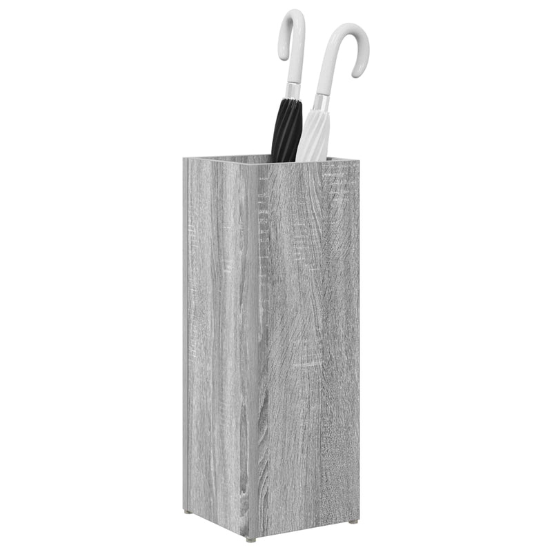 Afbeelding laden in galerijviewer, Vidaxl paraplu standaard grijs sonoma 20 x 20 x 55,5 cm bewerkt hout

