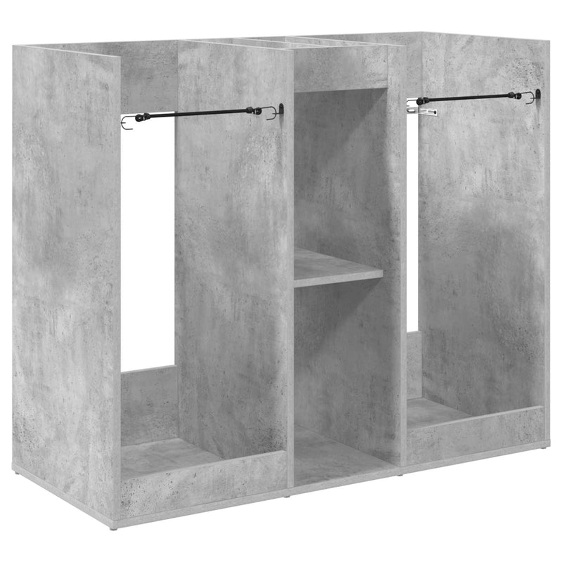 Afbeelding laden in galerijviewer, Vidaxl golfkast effen beton grijs 102 x 45 x 85,5 cm
