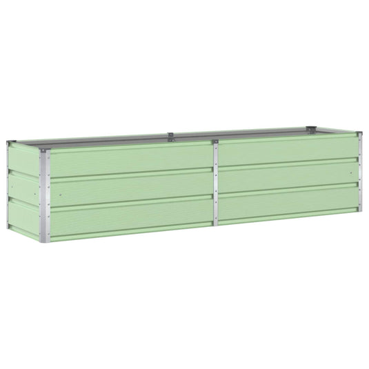Vidaxl plantenbak pastelgroen 480 x 50 x 45 cm gegalvaniseerd staal