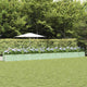 Vidaxl plantenbak pastelgroen 480 x 50 x 45 cm gegalvaniseerd staal