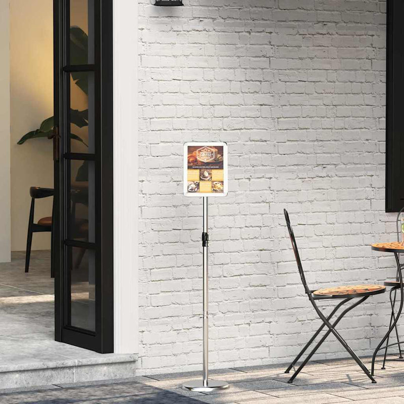 Afbeelding laden in galerijviewer, Vidaxl beurs displays zilver 25 x 25 x 125 cm aluminium
