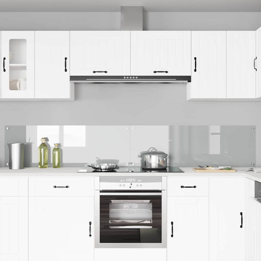 Vidaxl keuken spatscherm 2 pcs doorzichtig 120 x 40 cm gehard glas