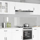 Vidaxl keuken achterwand 2 pcs doorzichtig 100 x 50 cm gehard glas