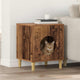 Vidaxl kattenhuis oudhout 42,5 x 40 x 53 cm bewerkt hout