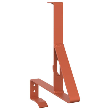 Vidaxl sneeuwbeveiligingsteun rood 29,5 x 3 x 34,5 cm staal