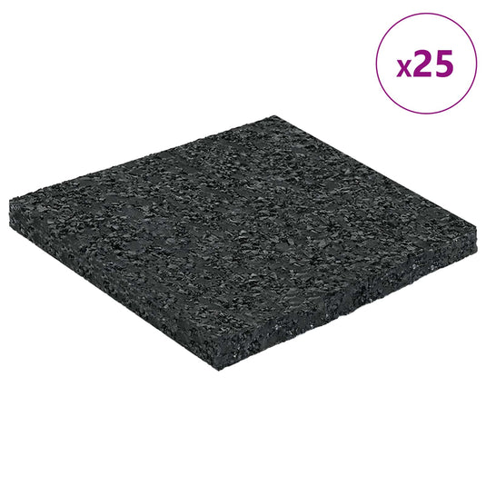 Vidaxl rubberen pad zwart rubber