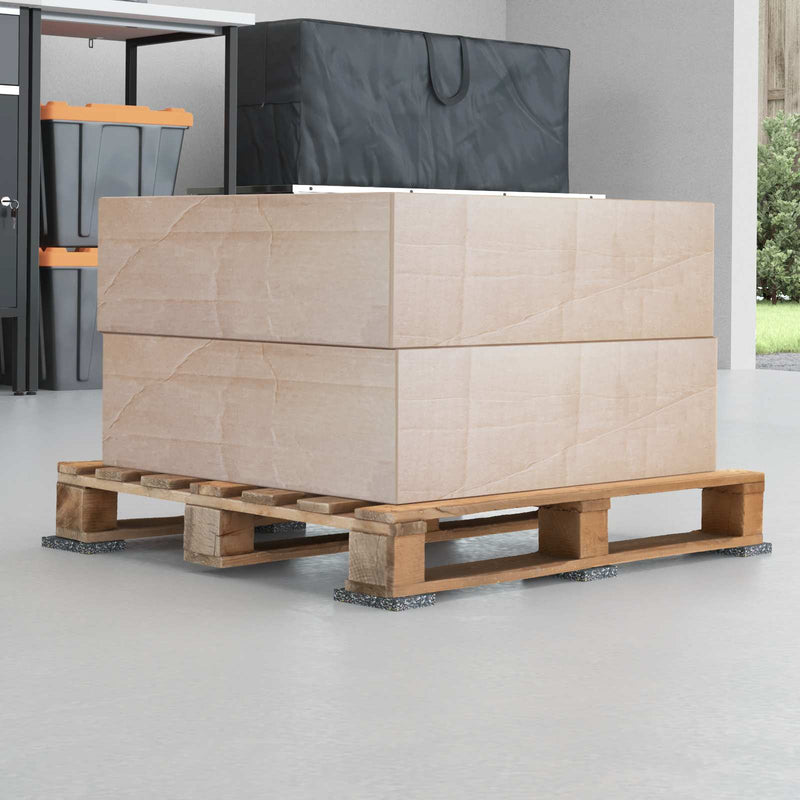 Afbeelding laden in galerijviewer, Vidaxl rubberen roller zwart rubber
