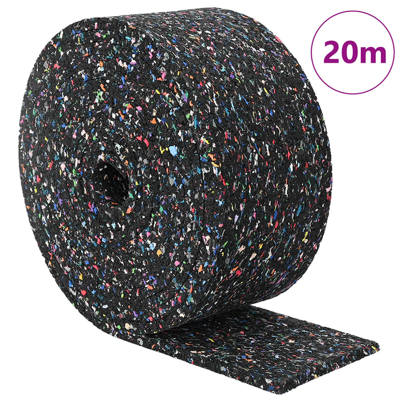 Afbeelding laden in galerijviewer, Vidaxl rubberen roller zwart 2000 x 10 x 0,8 cm rubber
