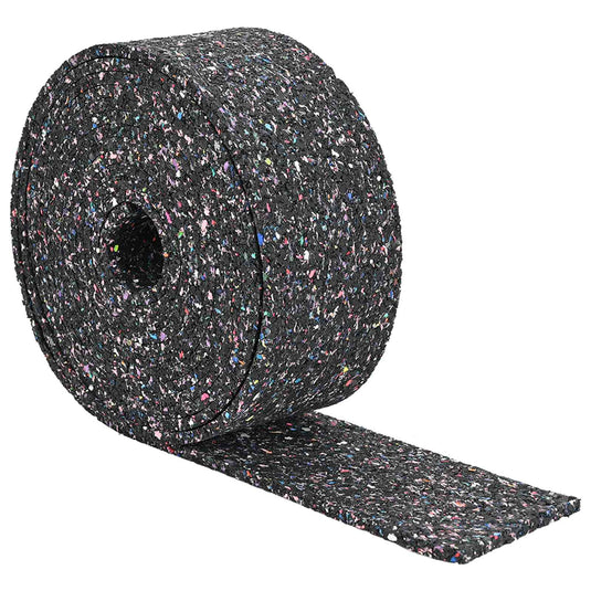 Vidaxl rubberen roller zwart rubber