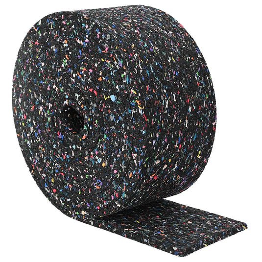 Vidaxl rubberen roller zwart rubber