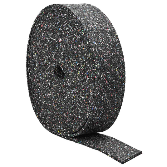 Vidaxl rubberen roller zwart rubber