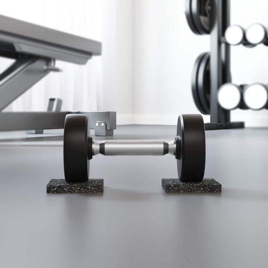 Vidaxl rubberen roller zwart 2000 x 12 x 0,8 cm rubber