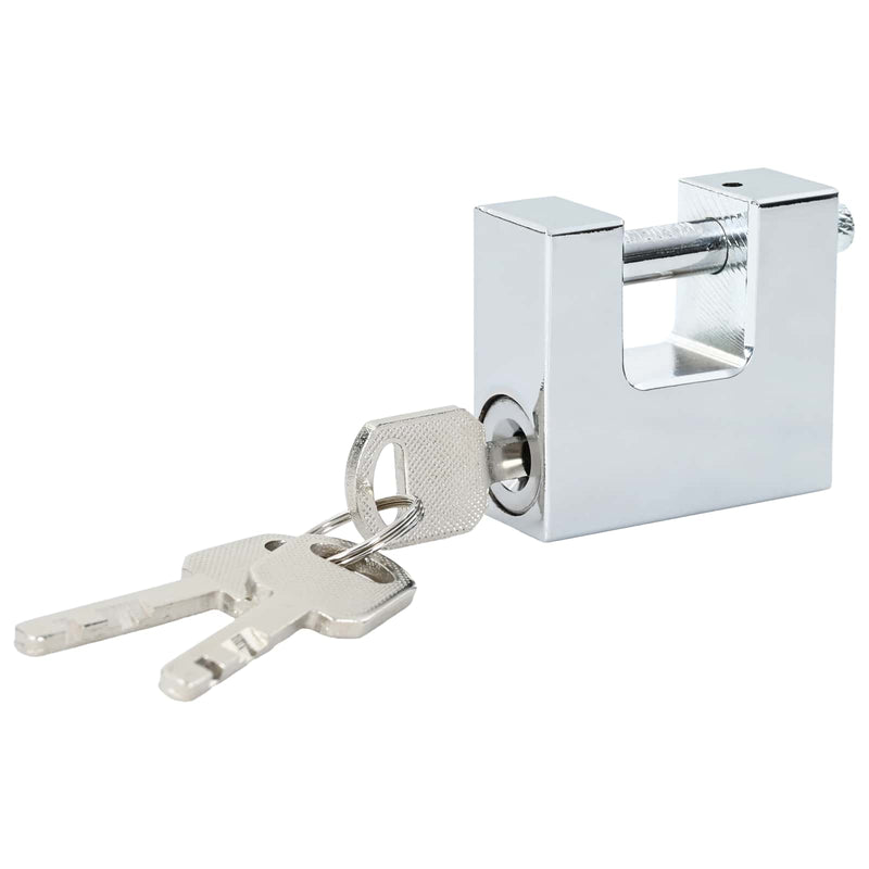 Afbeelding laden in galerijviewer, Vidaxl hangslot 12 pcs zilver 5 x 1,9 x 4,5 cm ijzer
