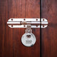 Vidaxl discusloten met sleutels 2 pcs zilver 7 x 2,3 x 7 cm