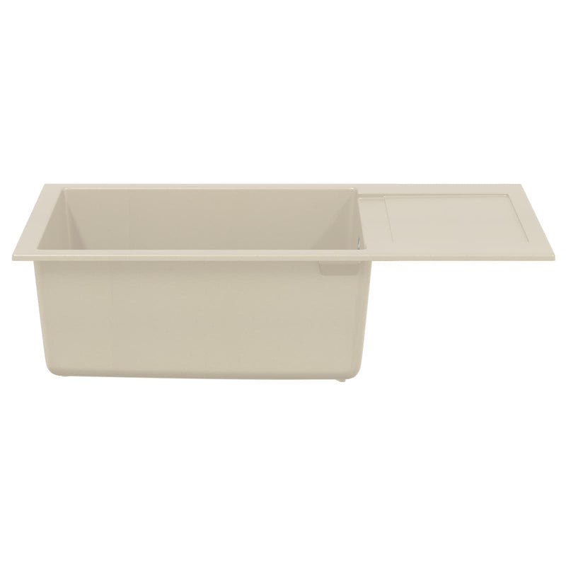 Afbeelding laden in galerijviewer, Vidaxl wasbak beige 780 x 500 mm 80% kwarts en 20% hars
