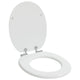 Vidaxl zachte sluit toiletbril wit 44 x 38 cm mdf-plaat
