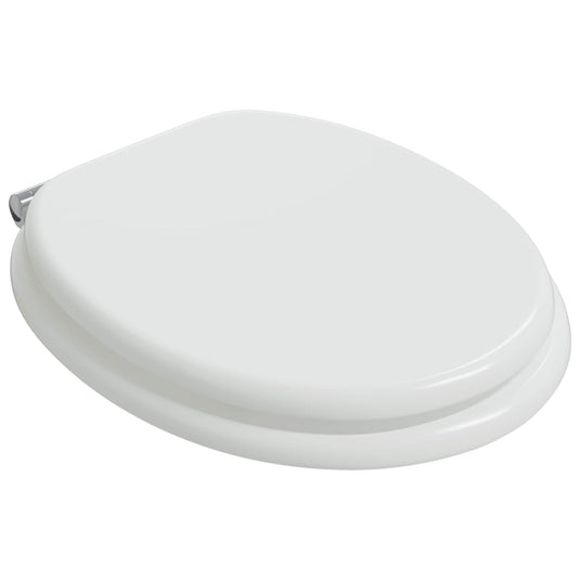 Vidaxl zachte sluit toiletbril wit 44 x 38 cm mdf-plaat