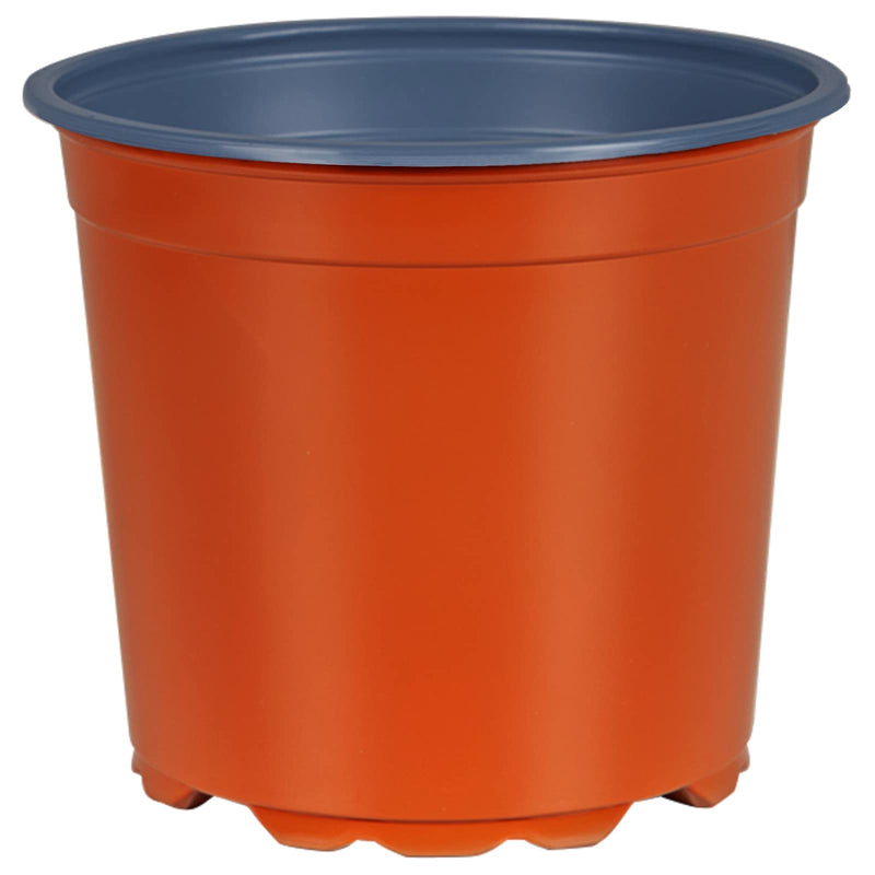 Afbeelding laden in galerijviewer, Vidaxl ronde bloempot 100 st terracotta ø 15 x 13 cm kunststof

