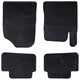 Vidaxl autobodemmat 4 pcs zwart tpe