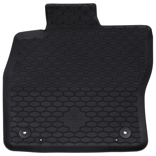 Vidaxl autobodemmat 4 pcs zwart zit leon tpe