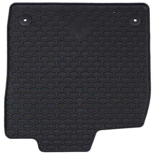Vidaxl autobodemmat 4 pcs zwart rubber