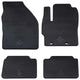 Vidaxl autobodemmat 4 pcs zwart rubber