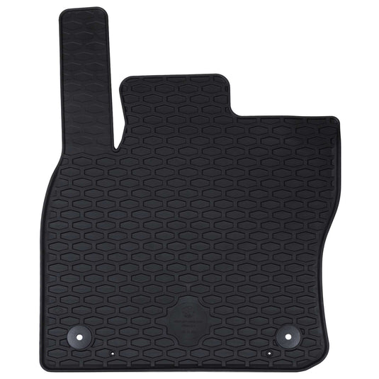 Vidaxl autobodemmat 4 pcs zwart tpe