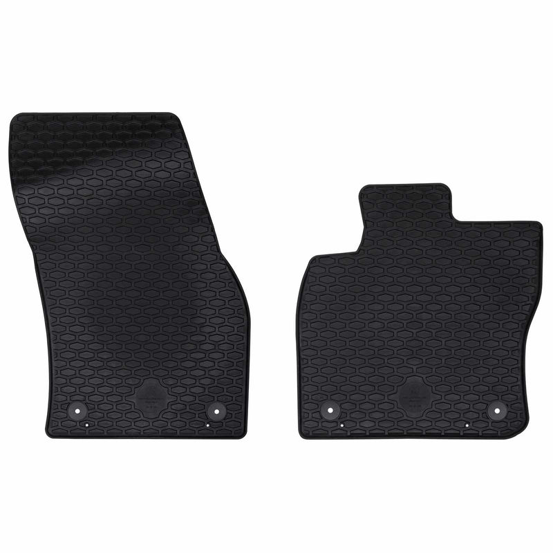 Afbeelding laden in galerijviewer, Vidaxl autobodemmat 2 pcs zwart rubber
