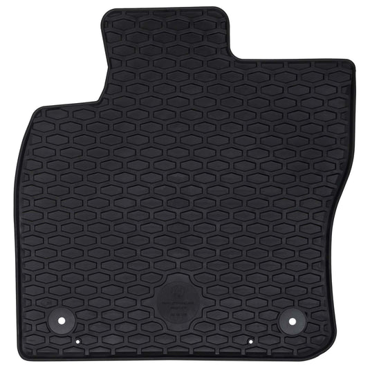 Vidaxl autobodemmat 2 pcs zwart rubber