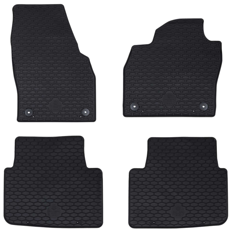 Afbeelding laden in galerijviewer, Vidaxl autobodemmat 4 pcs zwart kamiq , scala rubber

